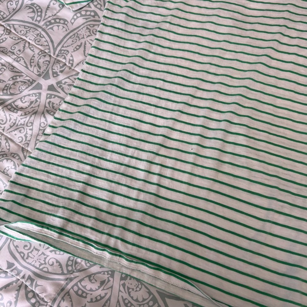 Striped Tee with Ruffle Sleeves - Picture 8 of 8